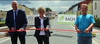 Aufatmen in Jecha, der Verkehr rollt wieder (Foto: Karl-Heinz Herrmann)
