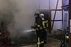 Brand in den Morgenstunden (Foto: Silvio Dietzel)
