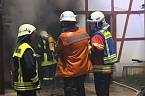 Brand in den Morgenstunden (Foto: Silvio Dietzel)