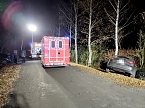 Bild: Unfall auf nassem aus (Foto: Freiwillige Feuerwehr Bad Frankenhausen/Silvio Dietzel)