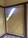 Bild: Das Warteh&auml;uschen war stark besch&auml;digt (Foto: Frau Daniela Wolter )