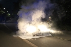 Fahrzeugbrand in Sondershausen (Foto: Silvio Dietzel)