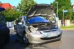 Unfall in Sondershausen (Foto: S.Dietzel)