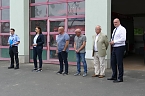 Verabschiedung der Katastrophensch&uuml;tzer aus dem Kyffh&auml;userkreis zu den Flutopfern nach Ahrweiler (Foto: Antje Mund)