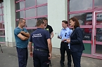 Verabschiedung der Katastrophensch&uuml;tzer aus dem Kyffh&auml;userkreis zu den Flutopfern nach Ahrweiler (Foto: Antje Mund)