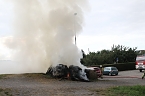 Heuballen in Sondershausen in Flammen (Foto: S.Dietzel)