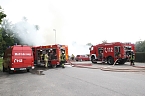 Heuballen in Sondershausen in Flammen (Foto: S.Dietzel)