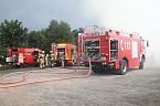 Heuballen in Sondershausen in Flammen (Foto: S.Dietzel)