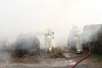 Heuballen in Sondershausen in Flammen (Foto: S.Dietzel)