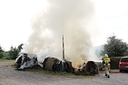 Heuballen in Sondershausen in Flammen (Foto: S.Dietzel)