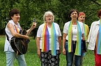 Einweihung Geweihbaum zum 40. Chorjubil&auml;um des Frankenh&auml;user Frauenchors (Foto: Eva Maria Wiegand)