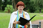Einweihung Geweihbaum zum 40. Chorjubil&auml;um des Frankenh&auml;user Frauenchors (Foto: Eva Maria Wiegand)