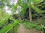Vom Mägdesprung zum Waldgagsthof (Foto: Peter Blei) Vom Mägdesprung zum Waldgagsthof (Foto: Peter Blei)