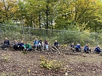 Arbeitseinsatz im Affenwald (Foto: privat)