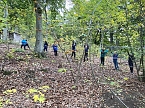 Arbeitseinsatz im Affenwald (Foto: privat)