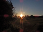 Sonnenuntergang in der Windl&uuml;cke (Foto: P.Blei)
