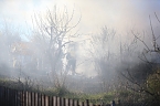 Laubenbrand in Sondershausen (Foto: Silvio Dietzel) Laubenbrand in Sondershausen (Foto: Silvio Dietzel)