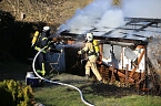 Laubenbrand in Sondershausen (Foto: Silvio Dietzel) Laubenbrand in Sondershausen (Foto: Silvio Dietzel)