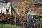 Laubenbrand in Sondershausen (Foto: Silvio Dietzel) Laubenbrand in Sondershausen (Foto: Silvio Dietzel)