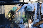 Laubenbrand in Sondershausen (Foto: Silvio Dietzel) Laubenbrand in Sondershausen (Foto: Silvio Dietzel)