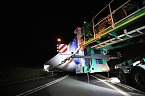 Schwerlasttransport mit Windr&auml;dern (Foto: S.Dietzel)