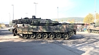 28 Leopard 2 Panzer zur&uuml;ck in Bad Frankenhausen (Foto: S. Dietzel)