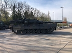 28 Leopard 2 Panzer zur&uuml;ck in Bad Frankenhausen (Foto: S. Dietzel)