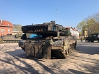 28 Leopard 2 Panzer zur&uuml;ck in Bad Frankenhausen (Foto: S. Dietzel)
