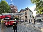 Bild: Sondersh&auml;user Feuerwehr &uuml;bt den Ernstfall (Foto: Marko Zelmer)