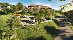 Modell f&uuml;r das zuk&uuml;nftige Ferienresort SALZGUT" - Parkplatz (Foto: Metropole Marketing GmbH)