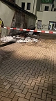 Ausgebrannte M&uuml;lltonne in Nordhausen (Foto: S. Dietzel)