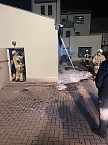 Ausgebrannte M&uuml;lltonne in Nordhausen (Foto: S. Dietzel)