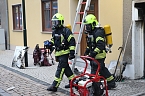 Wohnungsbrand in Neustadt/ Greu&szlig;en forderte zwei Personen mit Rauchgasvergiftung (Foto: S. Dietzel)