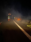 Bild: Brand auf der Autobahn  (Foto: Feuerwehr Heldrungen/Silvio Dietzel)