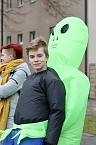 Ausgelassen und fr&ouml;hlich feierten die Menschen am Rosenmontag in Sondershausen (Foto: Eva Maria Wiegand)