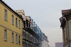 Ein bunter Karnevalszug zog sich am Rosenmontag durch Sondershausen (Foto: Eva Maria Wiegand)
