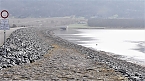 G&auml;hnende Leere im Stausee Kelbra (Foto: Ulrich Reinboth)