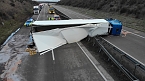 Unfall auf der A38 (Foto: S. Dietzel)