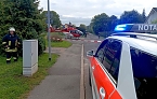 Bild: Nach einem folgenschweren Unfall in Sondershausen, kam der Rettungshubschrauber zum Einsatz  (Foto: S. Dietzel)