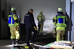 Bild: Brand im Baumarkt in der Schachstra&szlig;e in Sondershausen (Foto: S. Dietzel)