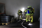 Bild: Brand im Baumarkt in der Schachstra&szlig;e in Sondershausen (Foto: S. Dietzel)