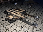 Bild: Brand im Baumarkt in der Schachstra&szlig;e in Sondershausen (Foto: S. Dietzel)