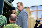 Bild: Ministerpr&auml;sident Ramelow zu Besuch in der Kyffh&auml;user Kaserne (Foto: Eva Maria Wiegand)