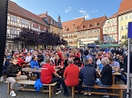 Bild: Saisoner&ouml;ffnung des THC auf dem Bad Langensalzaer Neumarkt (Foto: oas)