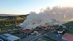 Feuer im Gel&auml;nde der NDH Entsorgungsbetreibergesellschaft (Foto: S.Dietzel)