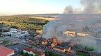 Feuer im Gel&auml;nde der NDH Entsorgungsbetreibergesellschaft (Foto: S.Dietzel)