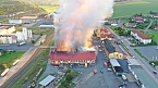 Feuer im Gel&auml;nde der NDH Entsorgungsbetreibergesellschaft (Foto: S.Dietzel)
