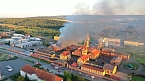 Feuer im Gel&auml;nde der NDH Entsorgungsbetreibergesellschaft (Foto: S.Dietzel)