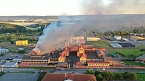 Feuer im Gel&auml;nde der NDH Entsorgungsbetreibergesellschaft (Foto: S.Dietzel)