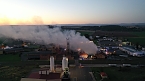 Feuer im Gel&auml;nde der NDH Entsorgungsbetreibergesellschaft (Foto: S.Dietzel)
